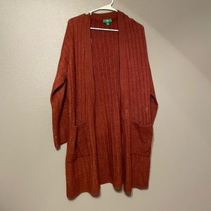 Burnt Orange Cardigan